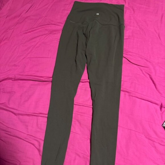Olive green Lululemon align leggings size 6 - Picture 1 of 3